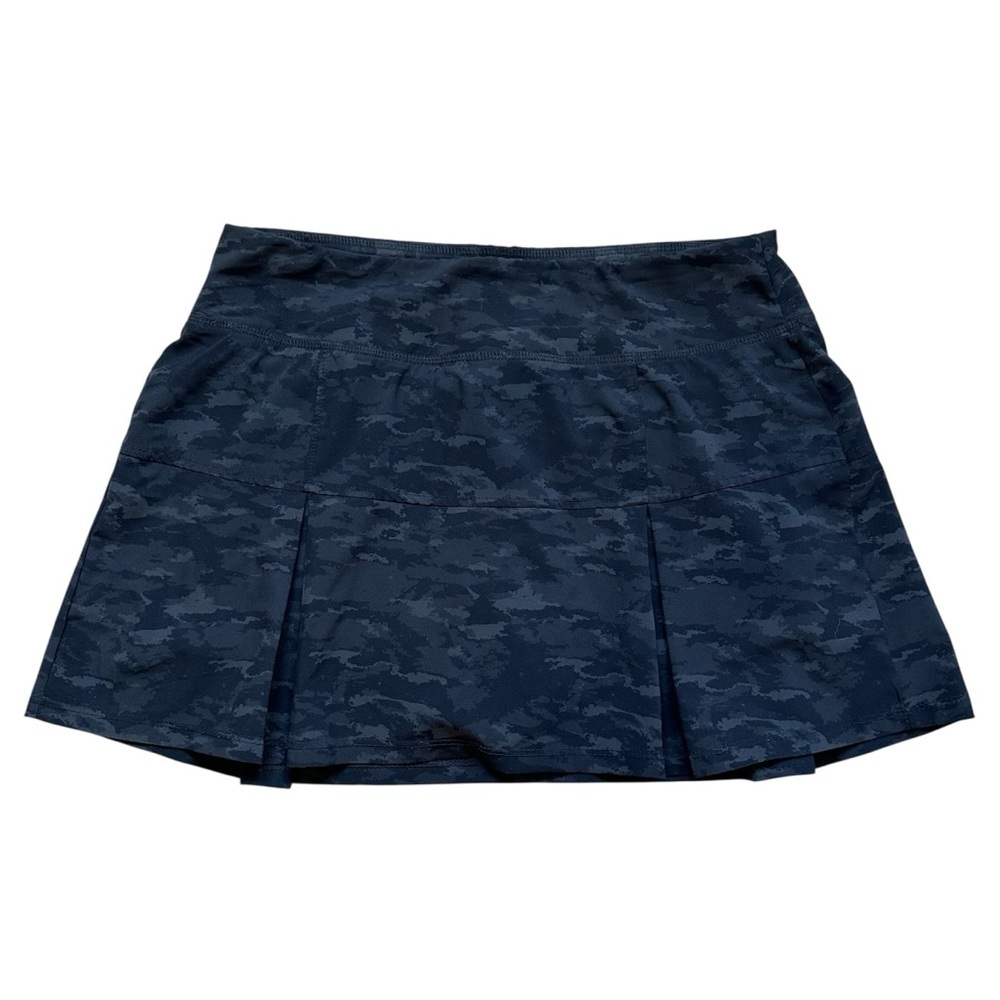 Etonic Black Grey Camouflage Golf Tennis Skirt Skort Built In Shorts Athletic